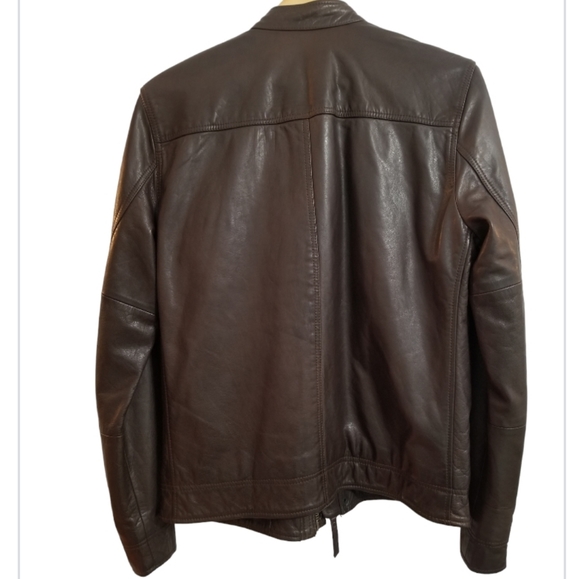 Lucky Brand The Ace Leather Jacket - Picture 11 of 11